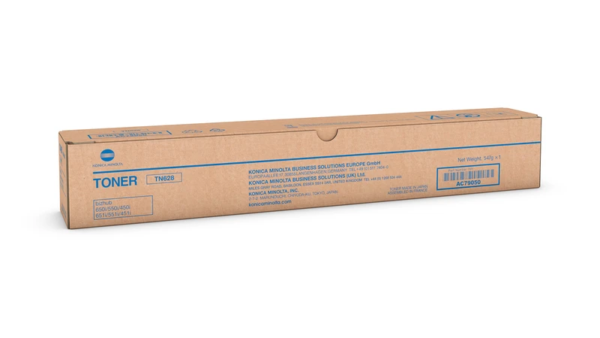 TN628 TONER CARTRIDGE FOR KONICA MINOLTA BIZHUB 451i/ 551i/651i
